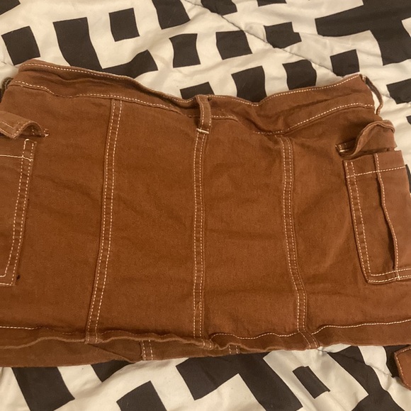 •Brown mini skirt by Kréamy 🤎• - Picture 2 of 4